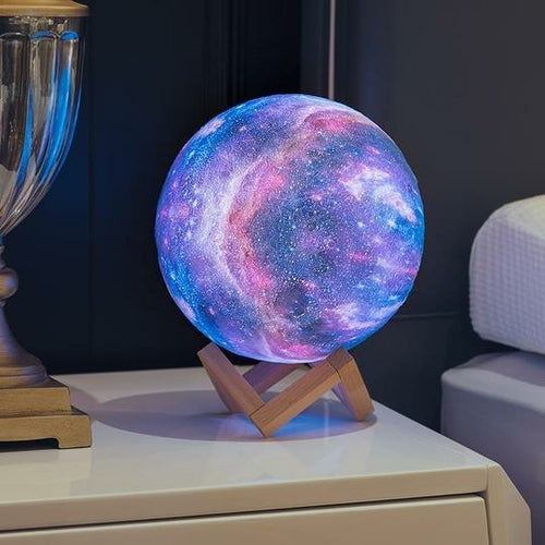 Lampe Lune 3D Galaxy avec télécommande